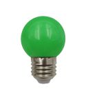 Tezla 1w Green LED Plastic Globe ES Party Lightbulb