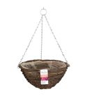 Blossom Natural Rattan Hanging Basket - 14"
