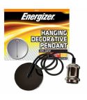 Energizer 1.2m Hanging Decorative Gunmetal Light Pendant