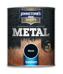 Johnstones Hammered Metal Black 750ml
