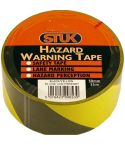 Stuk Yellow / Black Hazard Warning Tape - 50mmx33m