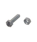 M8 X 80mm Hex Bolt with Nuts Pack of 3