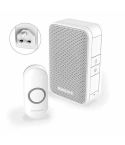 Honeywell Wireless Plug In Doorbell with Push Button - White