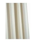 Croydex Textile Shower Curtain Plain Ivory     