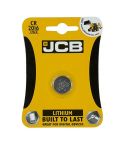 JCB CR2016 3V Lithium Coin Cell Battery - Card Of 1