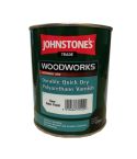 Johnstones Trade Woodworks QD Polyurethane Varnish - Clear Satin 750ml