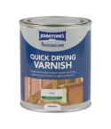 Johnstones Woodcare Quick Dry Varnish Clear Satin Finish