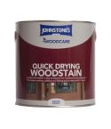Johnstone's Woodcare Quick Drying Woodstain - Oak - 2.5L