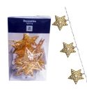 Decorative Lighting LED Star Lights - Gold 10 Pack
