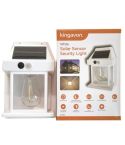 Kingavon White Solar Sensor Security Light