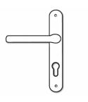 AVOCET Affinity White 92 UPVC Lever Lock Door Handle