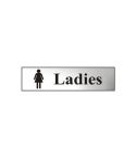 Ladies Sign - Chrome 