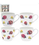 Ladybirds Mug Set x4