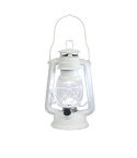LED Hurricane Lamp - White 28cm