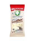 Green Shield Leather Wipes Extra Large Sheets - Pack of 70