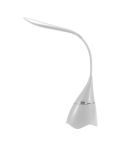 LED Desk Lamp with Wireless Bluetooth Speaker Dimmable Adjustable Touch Control USB Fast Charging (White Body)