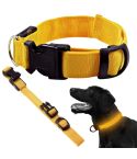 LED Lighting Collar for Dogs and Cats Adjustable from 36- 59cm