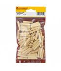 M10 x 40mm Fluted Wooden Dowels (Pack of 100)