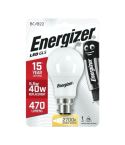 Energizer 5.5W LED Opal GLS B22 Light Bulb