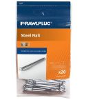 Rawlplug Masonry Nails - 2.5 x 50mm (Pack of 20)