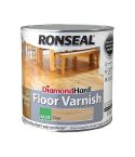 Ronseal Diamond Hard Floor Varnish - Clear Matt 2.5L