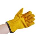 Pro Gold Men's Bramble Gardening Gloves - Yellow 
