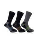 Mens Lightweight Hiking Socks (size 6-11) - Pack of 3