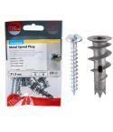 Timco Zinc Metal Speed Plugs & Screws - 31.5mm - Pack Of 5