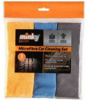Microfibre Car Cleaning Set - Pack of 3 