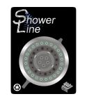 Shower Line Multifunction Replacement Shower Head