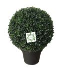 Nearly Natural Tea Leaf Potted Topiary Ball
