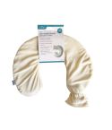 Neck Hot Water Bottle With Cover - Cream