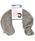 Neck Hot Water Bottle with Cover - grey