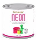 Rust-Oleum Neon Acrylic Matt Brush Paint - Yellow 125ml