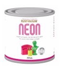 Rust-Oleum Neon Acrylic Matt Brush Paint - Pink 125ml