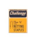 Challenge Netting Staples - Zinc Plated (Box Pack) 15mm