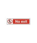 No exit - PVC Sign (200 x 50mm)