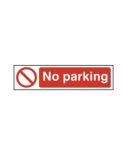 No parking - PVC Sign (200mm x 50mm)