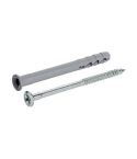 Rawlplug Nylon Medium Hammer Fixings - 6 x 80mm - Pack Of 10