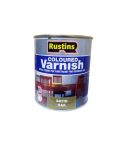 Rustins Coloured Varnish - Satin Oak 500ml
