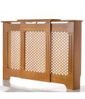 Tema Classic Adjustable Oak Radiator Cabinet / Cover - Large