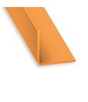 Orange PVC Equal Corner Profile - 20mm X 20mm X 2m