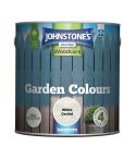 Johnstones Woodcare Garden Colours Paint - White Orchid 2.5L