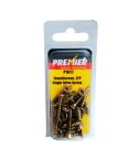 Premier ZYP Wood Screws - 4mm x 25mm - Pack of 25