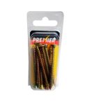 Premier ZYP Wood Screws - 5mm x 60mm - Pack of 10