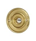 Polished Brass Circular Bell Push