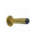 Polished Brass Projection Door Stop - 75mm
