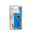 Chapuis Zinc Plated Steel Painting S-Hook - 93mm - Pack of 2