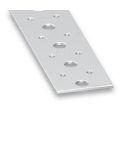 Galvanised Cold-Pressed Steel Perforated Flat Strip - 40mm x 2mm x 1m