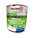 Zinsser Permawhite Mould Resistant Paint - White Satin 2.5L
